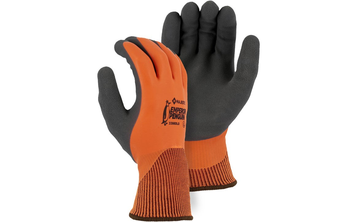 3398DLO Majestic Winter Lined Nylon w Closed-Cell Sandy Latex Palm — 12 Pairs or 144 Pairs — FREE SHIPPING*