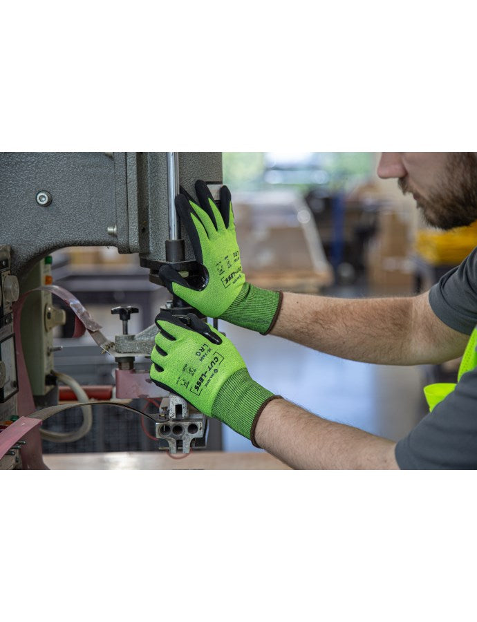 35-7466 Majestic Cut-Less Korplex Glove with Premium Foam Palm, 18g, ANSI A4 — 12 Pairs or 120 Pairs — FREE SHIPPING*