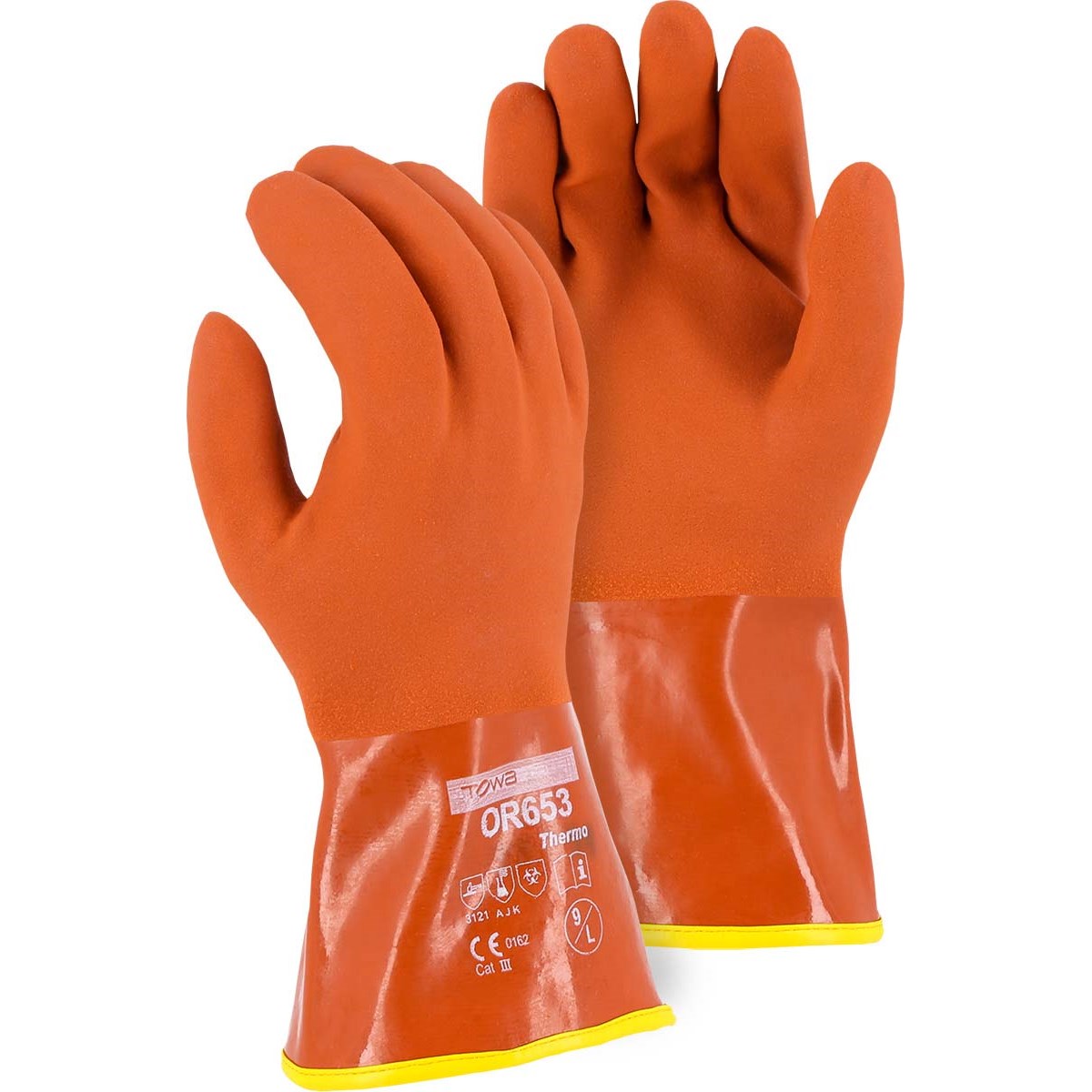 3703 Majestic Winter Lined PVC Double Dipped Glove — 12 Pairs or 72 Pairs — FREE SHIPPING*