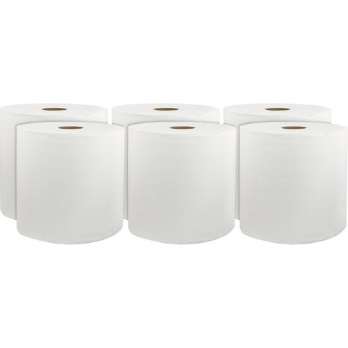 46529 Livi VPG® 8" Universal Hard Wound Roll Towel, White, 800'/rl - 6/cs