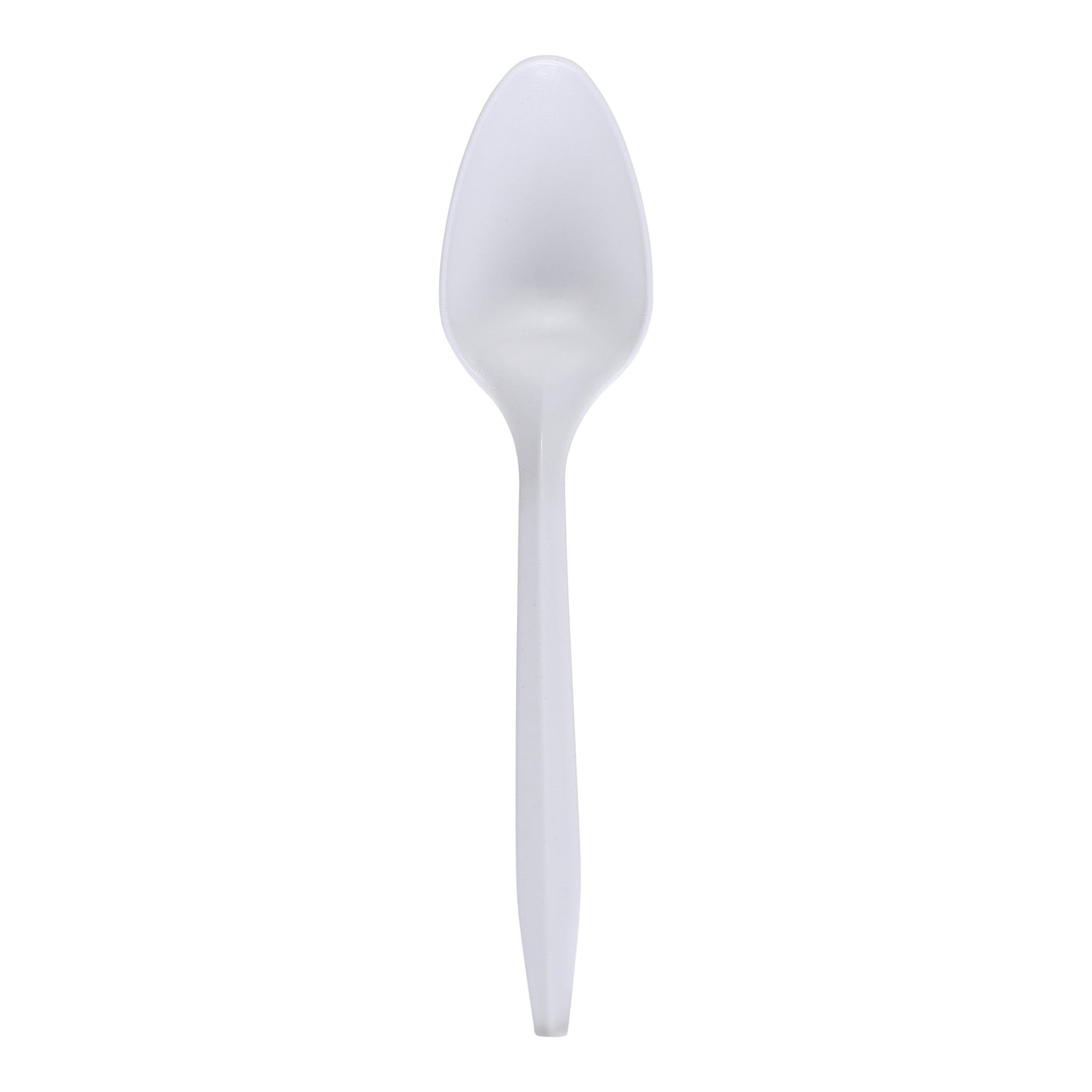 Medium-Weight Disposable Teaspoon, Plastic, Individually Wrapped, White - 1000 per case — FREE SHIPPING*