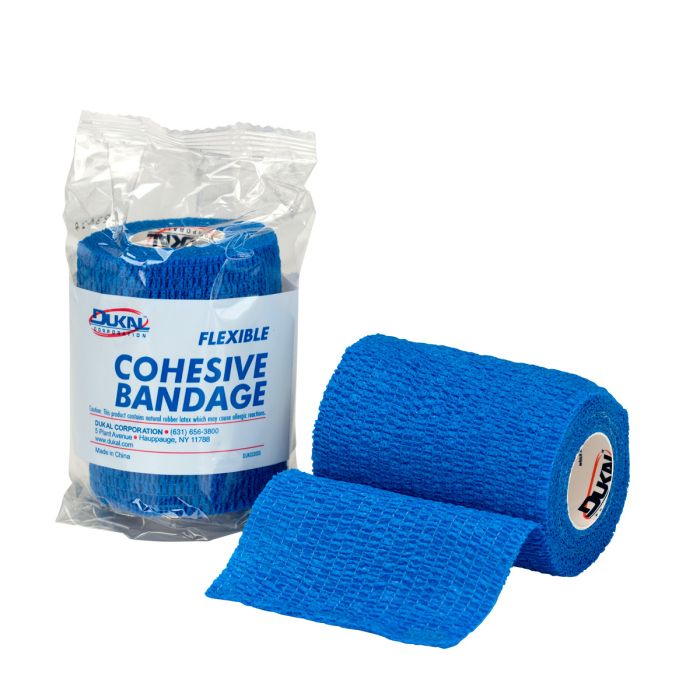 5-933 SmartCompliance First Aid Kit Refill, Flexible Cohesive Bandage Wrap, 3" x 5 yd, Blue - 1/ea