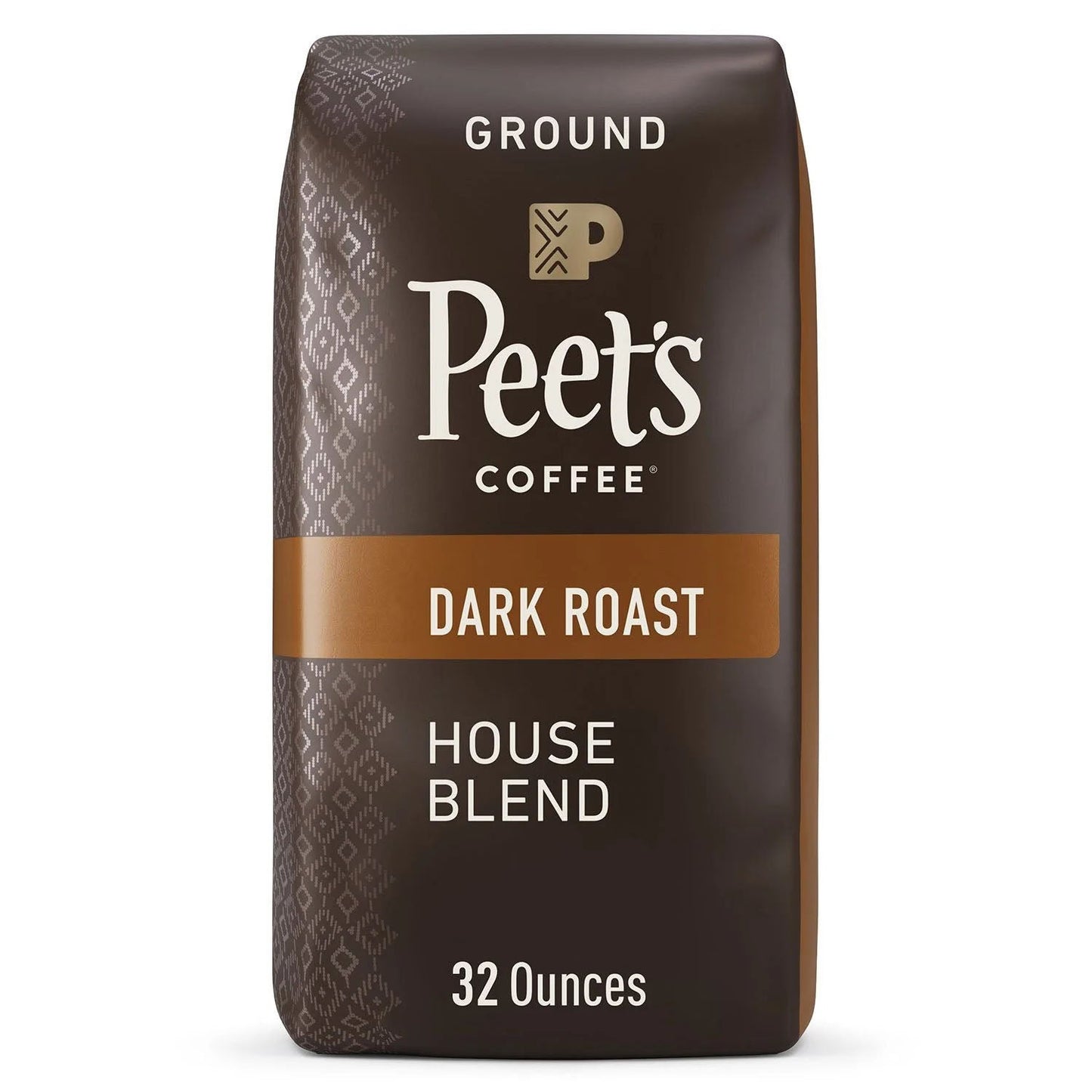 Peet's Coffee House Blend Ground Coffee, Dark Roast - 32 oz Bag