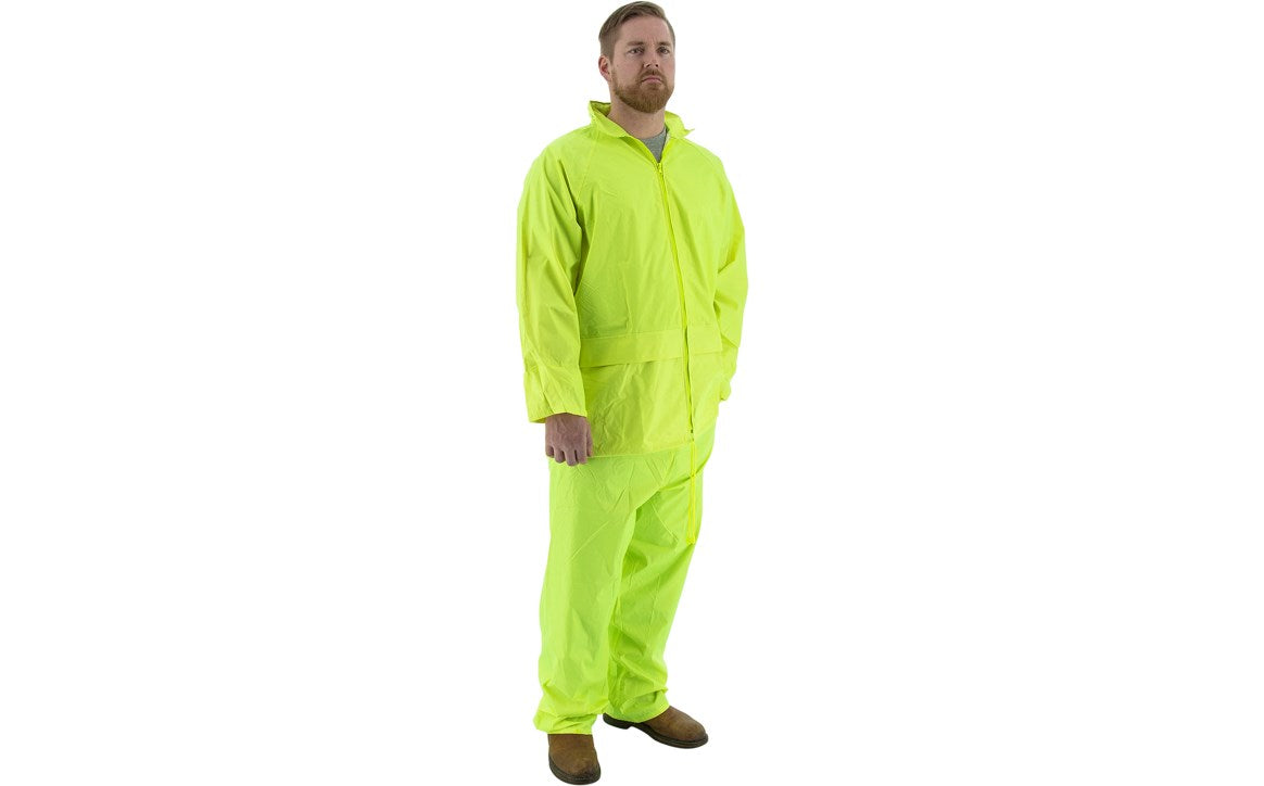 71-2000 Majestic 2-Piece Hooded Waterproof Rain Suit — 1 Each or 10 Each — FREE SHIPPING*