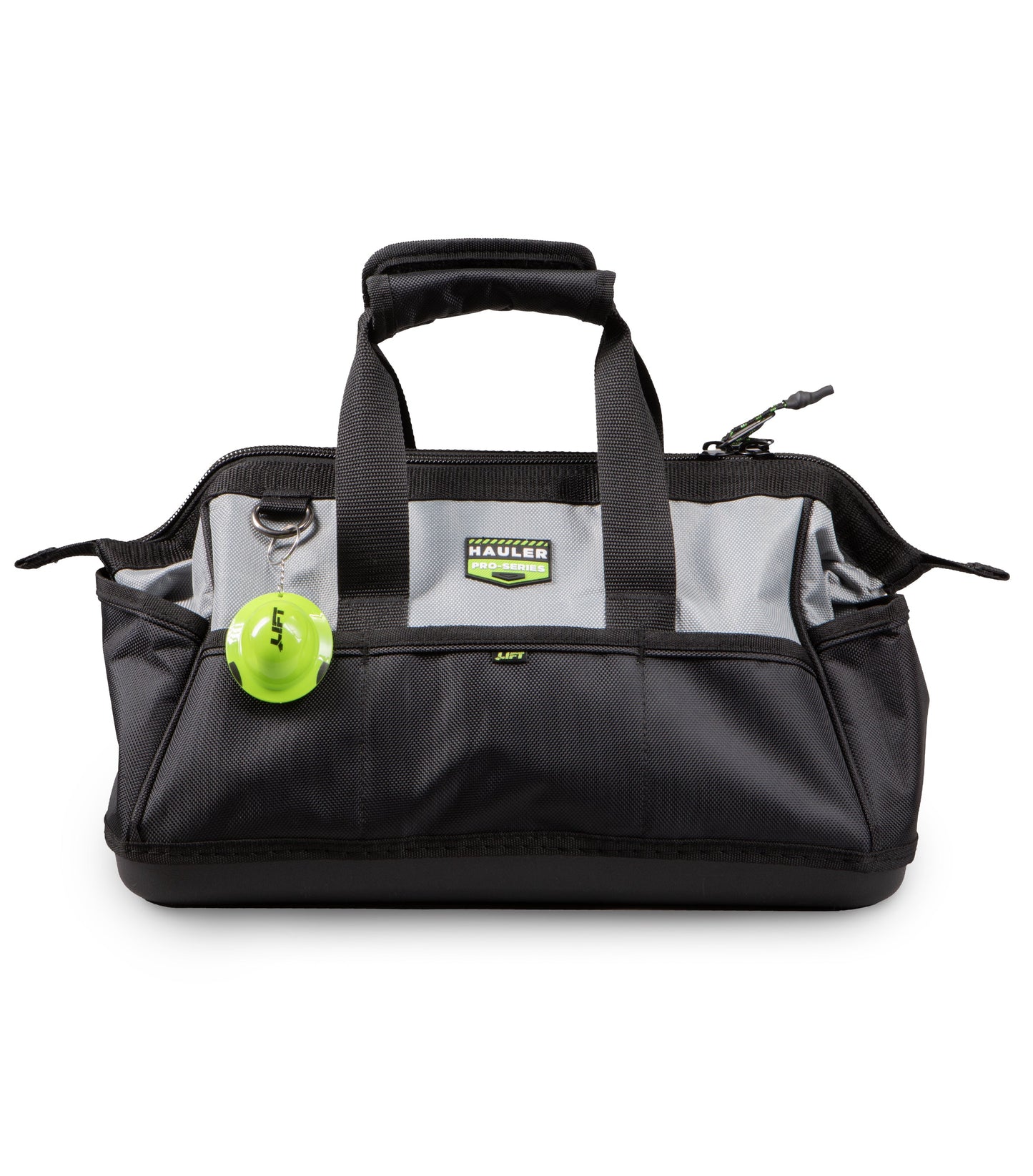 LIFT Safety LIFT HAULER PRO-SERIES Wide Open Tool Bag (waterproof base, ballistic shell, glove-friendly zippers)