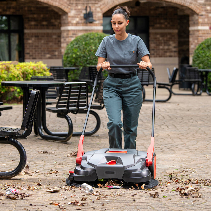 Bissell Commercial EasySweep Push Powered Deluxe Turbo Triple Brush System Sweeper — FREE SHIPPING*