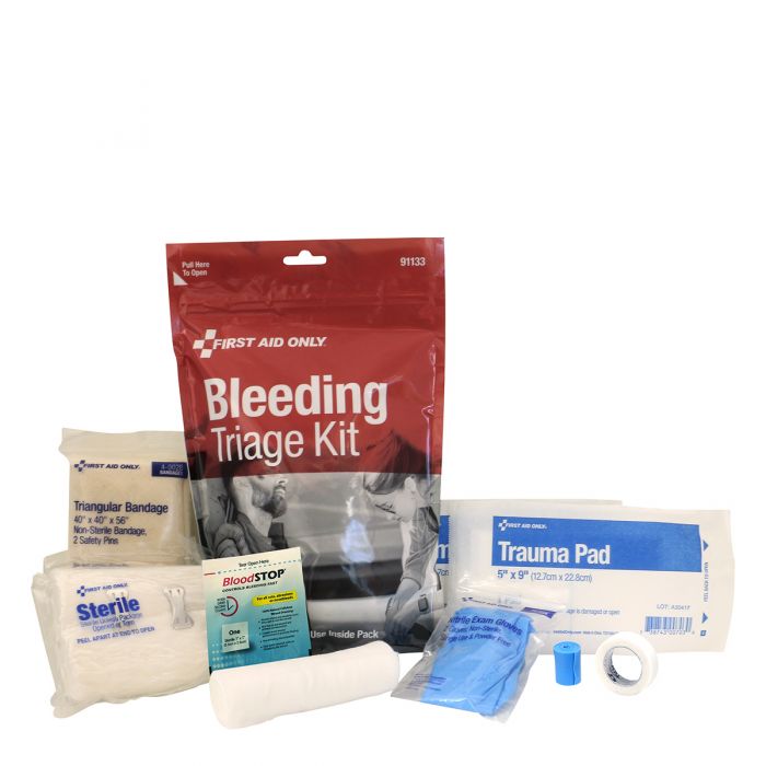 91133 Bleeding Triage Kit to Treat Basic Bleeding Wounds - 1 Bag