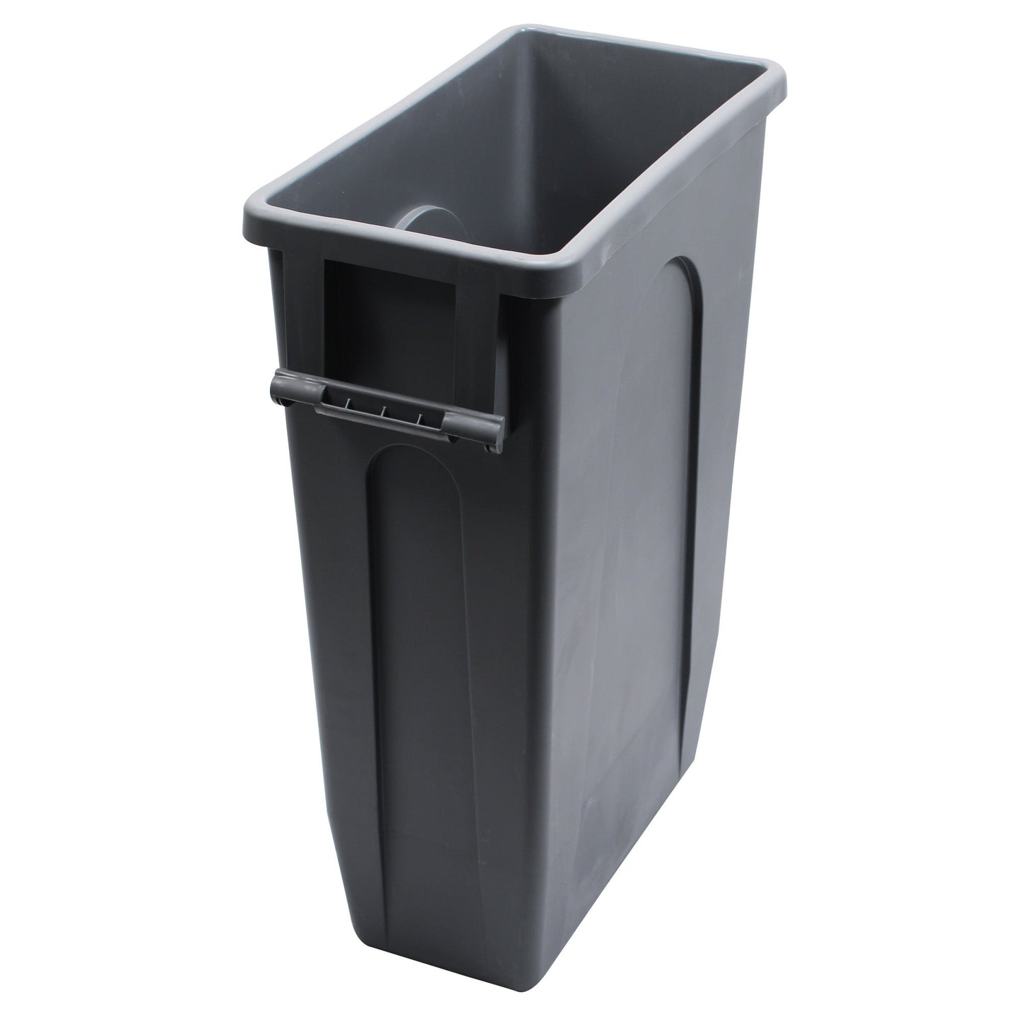 Performance Plus™ 23 Gallon Tight Fit Waste Receptacle w/Venting Channels for Easier Bag Removal, Gray - 1/ea