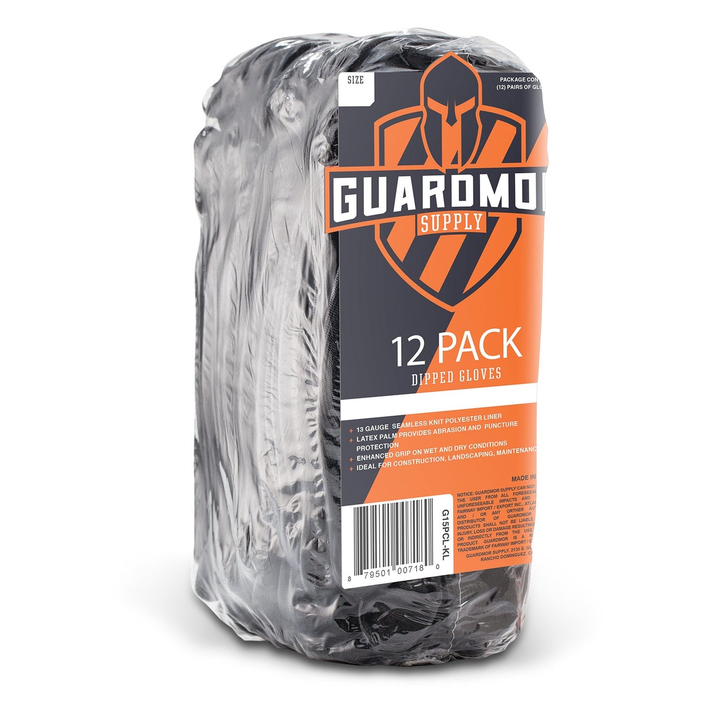 GUARDMOR Foam Nitrile Glove - 12 Pack