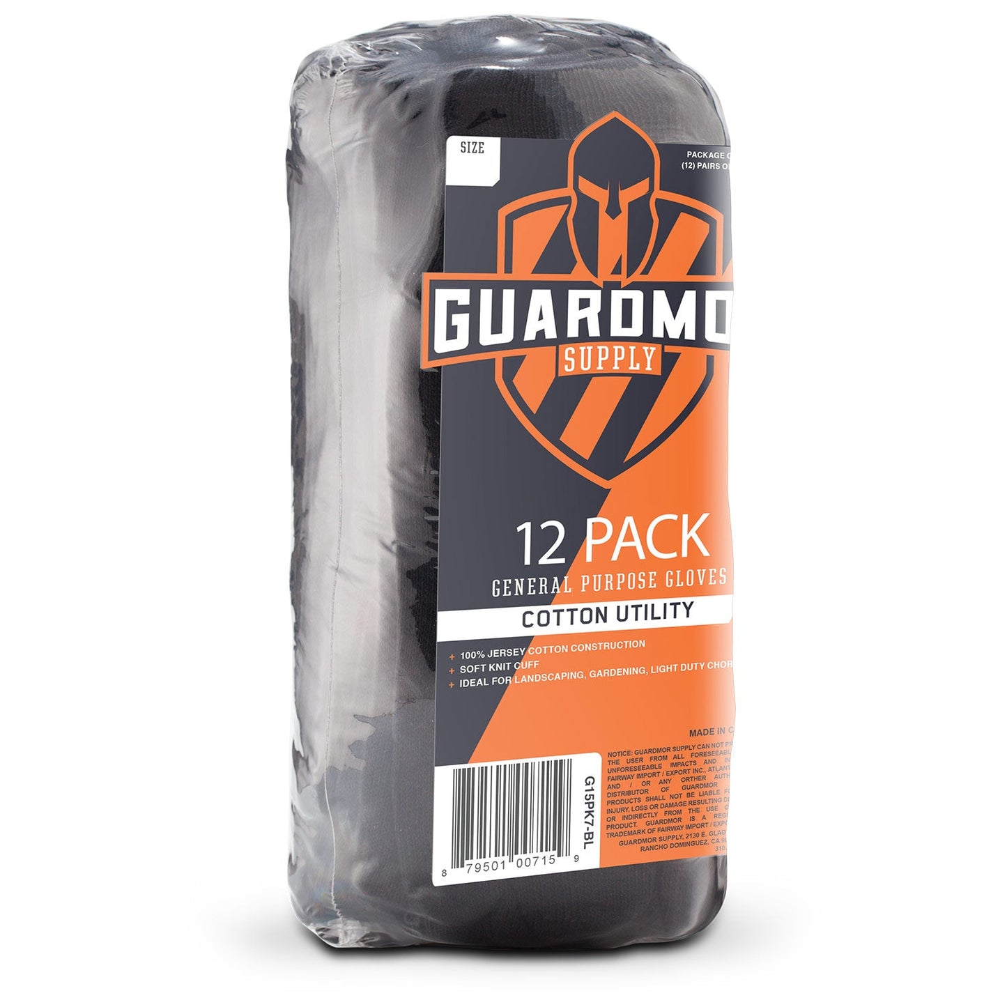 GUARDMOR Cotton Utility Glove - 12 Pack