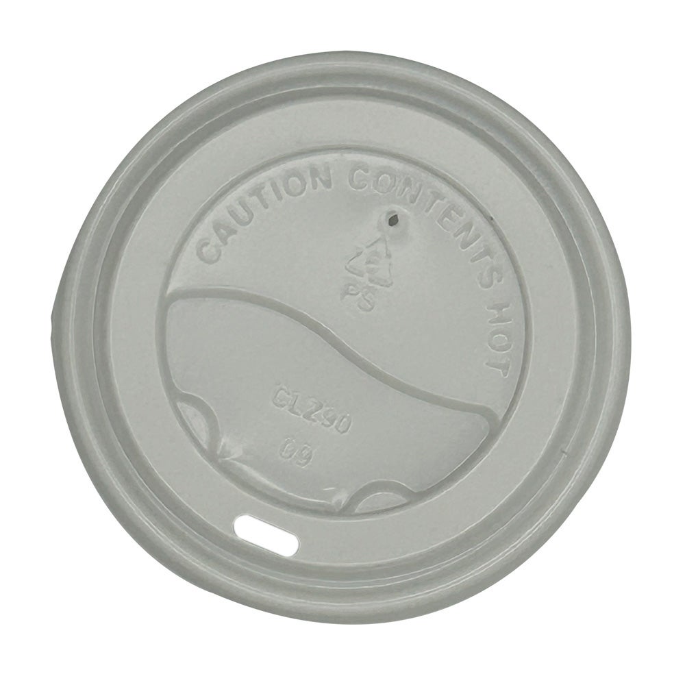Empress™ Travel Lid for Paper Hot Cups, White (2 sizes available) - 1000/cs