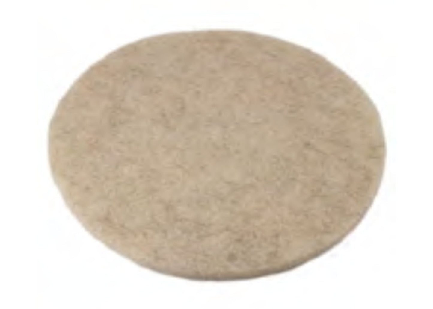 Performance Plus™ 20" Medium Hair Burnishing Floor Pad, Round, Color Natural - 5/cs