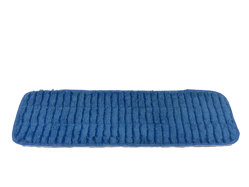 176217B Better Brush 17" Microfiber Scrub Strip Mop Pads for 18" Frame, Blue, 12 per case — FREE SHIPPING*