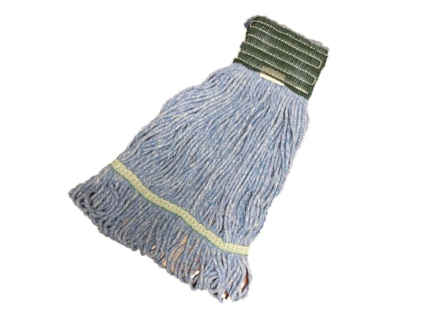 Better Brush Synthetic Blended Wet Mops, Wide Headband, Looped End, Large, Blue - 12/cs