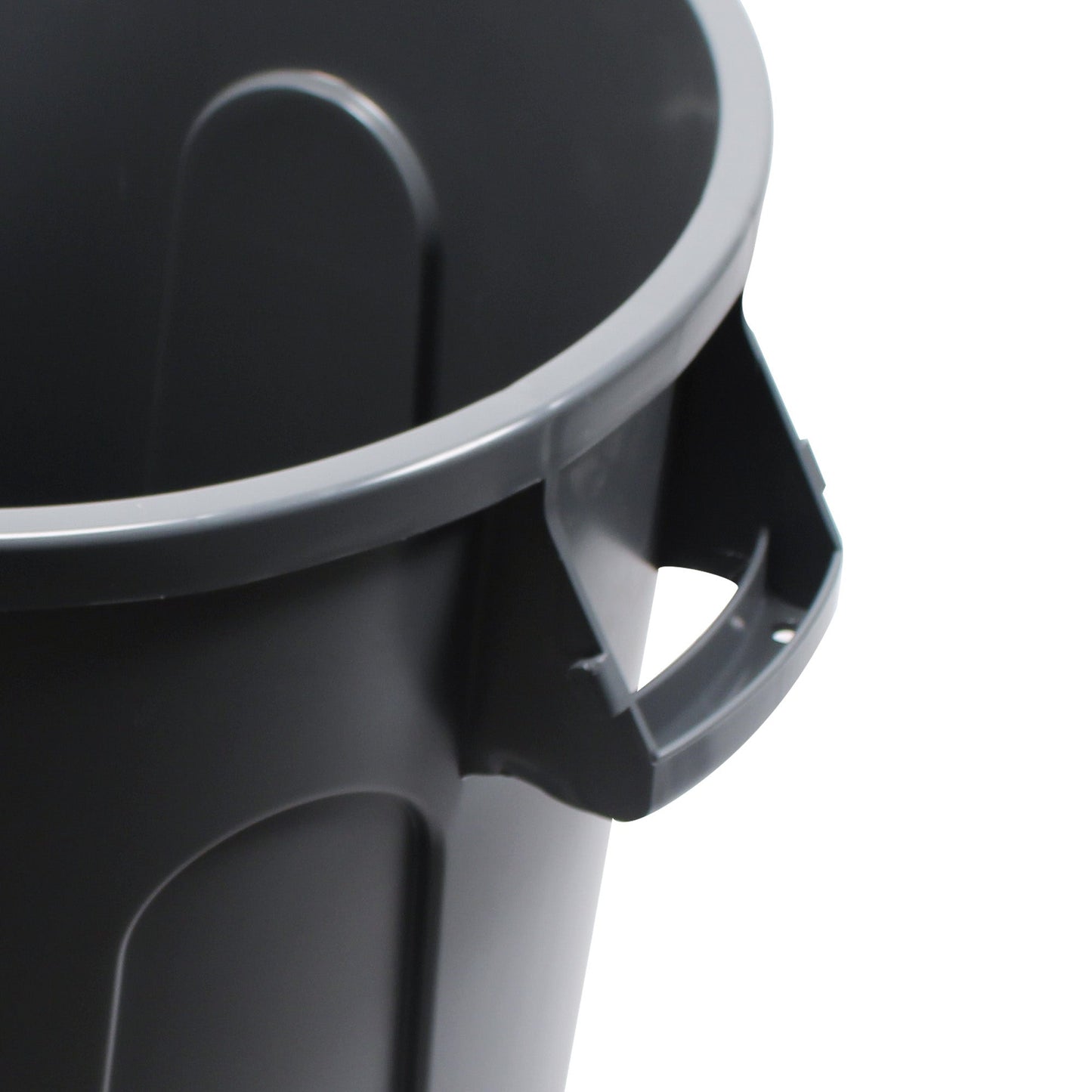 Performance Plus™ 32 Gallon Round Waste Receptacle w/Venting Channels for Easier Bag Removal, Gray - 1/ea