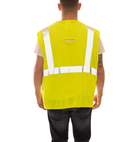V80622 Tingley Job Sight FR™ Type R Flame Resistant Class 2 Mesh Vest, Lime — FREE SHIPPING*