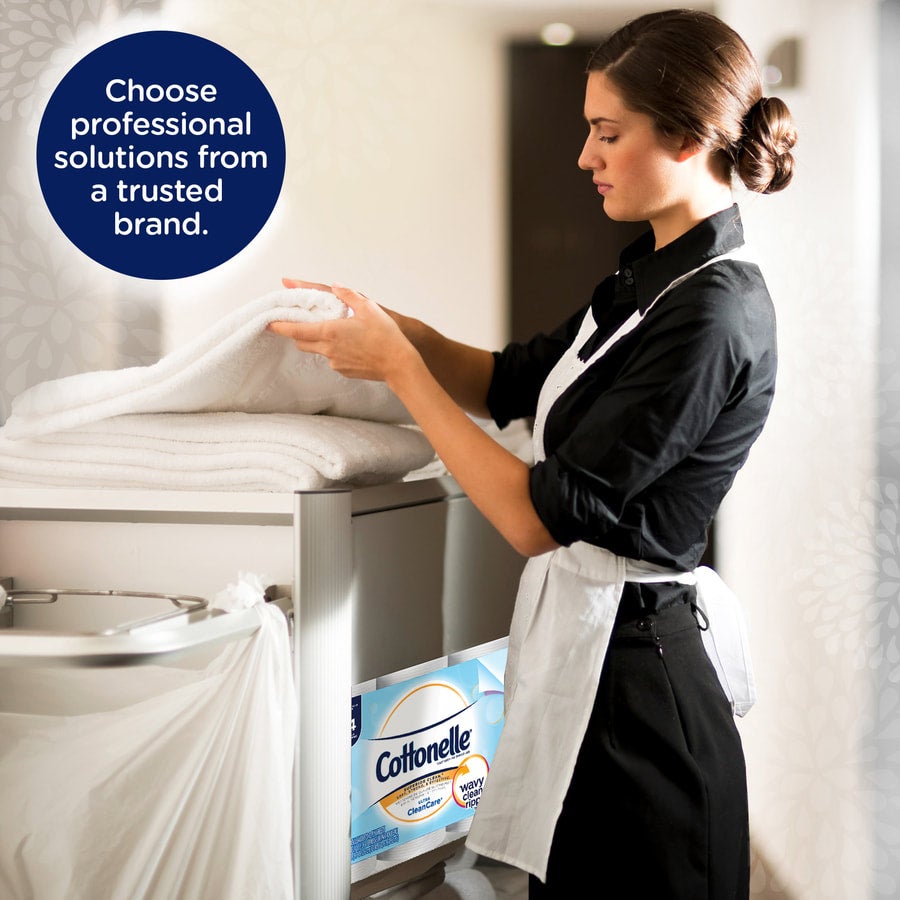 Cottonelle® Ultra CleanCare® Wavy Ripple Texture Bathroom Tissue, Septic Safe, 48 double rolls per case — FREE SHIPPING*