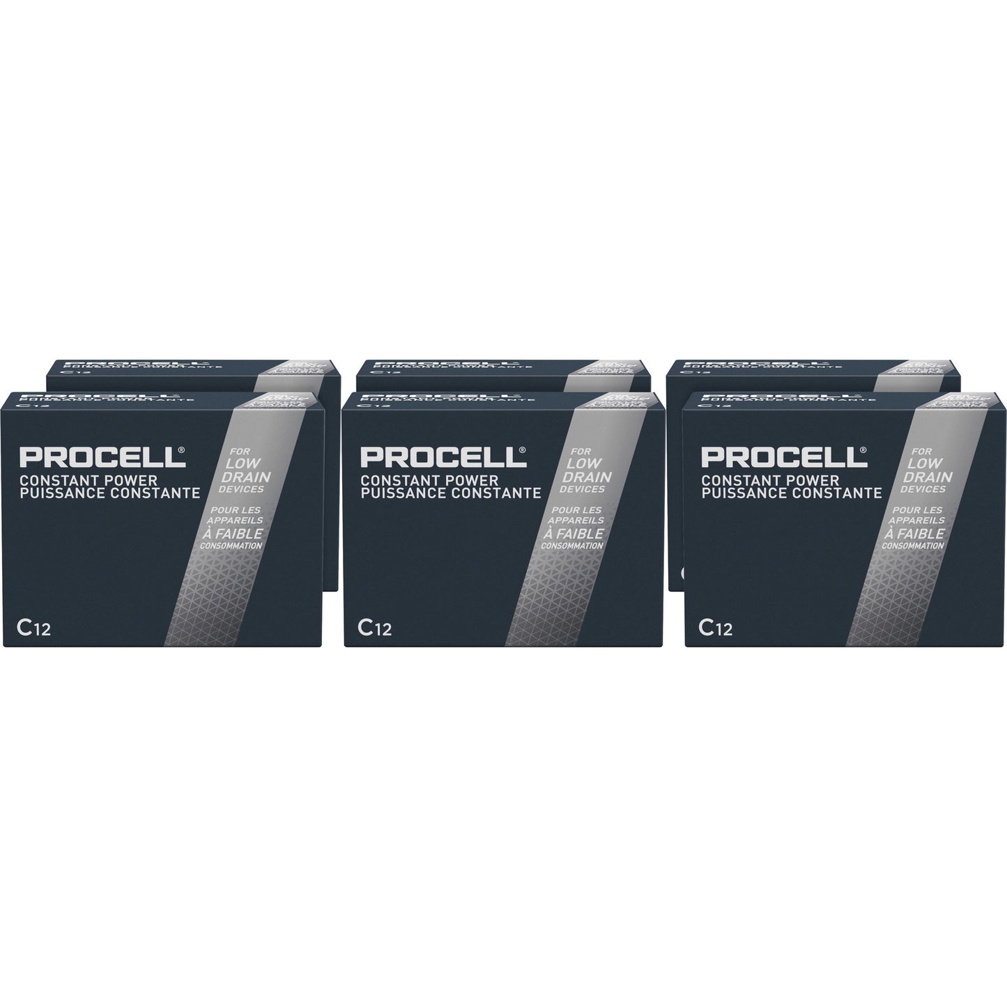 Procell by Duracell C Alkaline Batteries, 12 per box, 6 boxes per case — FREE SHIPPING*