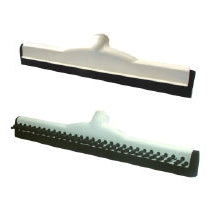 Better Brush 18" Floor Squeegee with Bristles w/ 4' or 5' Fiberglass Handle, White — FREE SHIPPING*