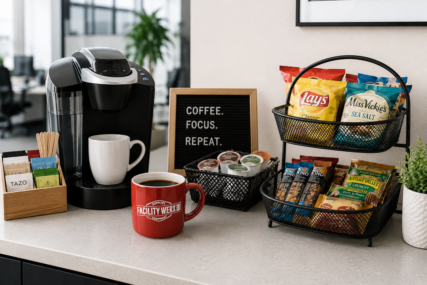 Beverages, Coffee & Snacks