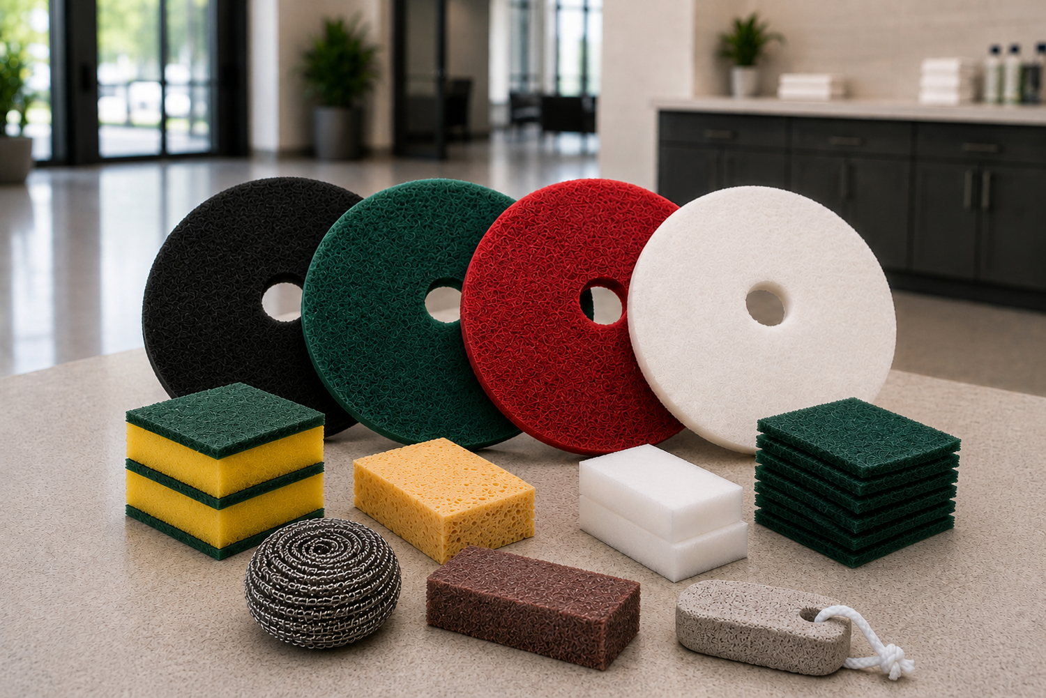 Floor Pads, Scrubbers & Sponges