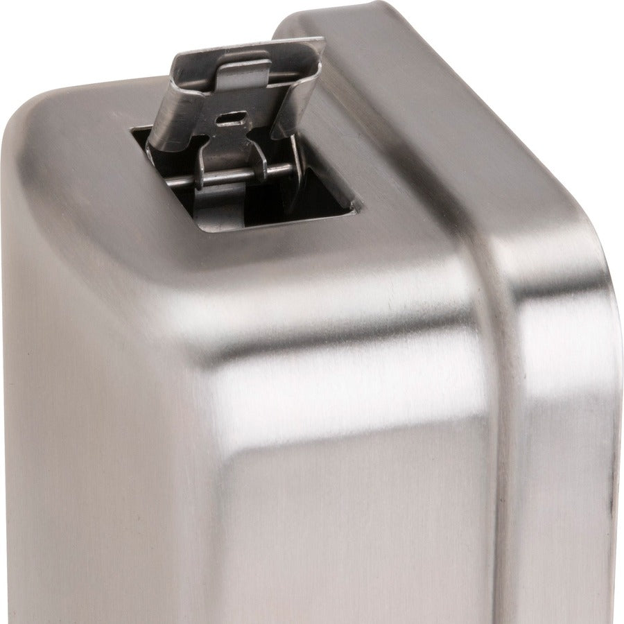 Stainless Steel Vertical Bulk Refillable LIQUID or LOTION Soap Dispenser, Manual Operation — FREE SHIPPING*