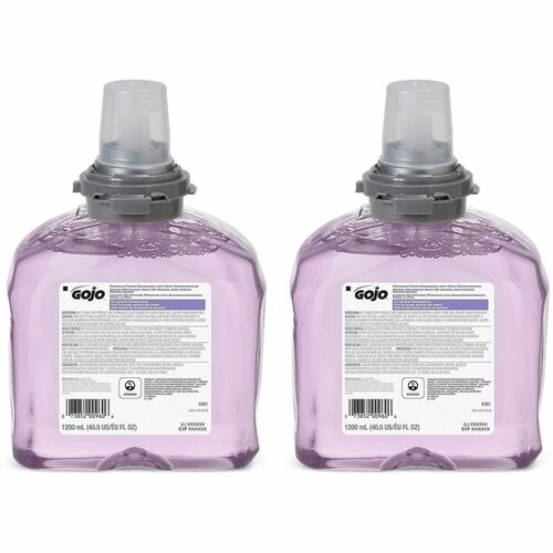 5361-02 Gojo® TFX Premium Foam Handwash, Fresh Scent, 1200 ml Refill Cartridge - 2 per case — FREE SHIPPING*