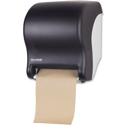 T8000TBK San Jamar Tear-N-Dry Essence Universal Hands Free Electronic Roll Towel Dispenser