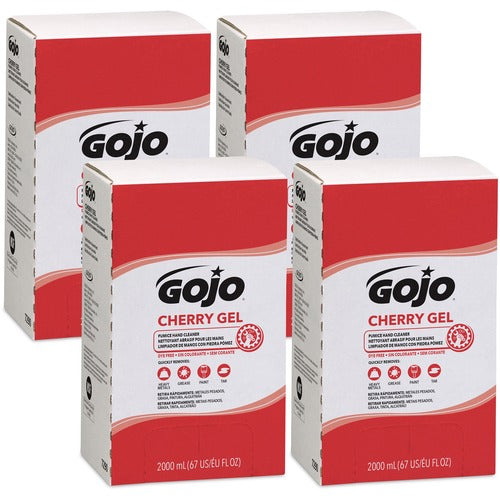 7290-04 Gojo® PRO TDX Refill Cherry Gel Pumice Hand Cleaner, 2000 ml Refill, 4 per case — FREE SHIPPING*