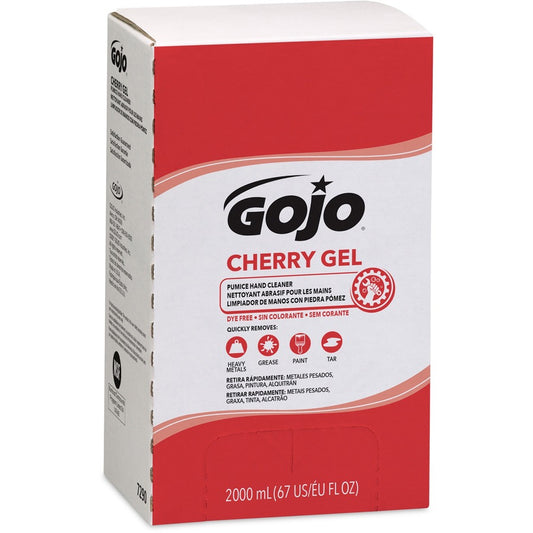 7290-04 Gojo® PRO TDX Refill Cherry Gel Pumice Hand Cleaner, 2000 ml Refill, 4 per case — FREE SHIPPING*
