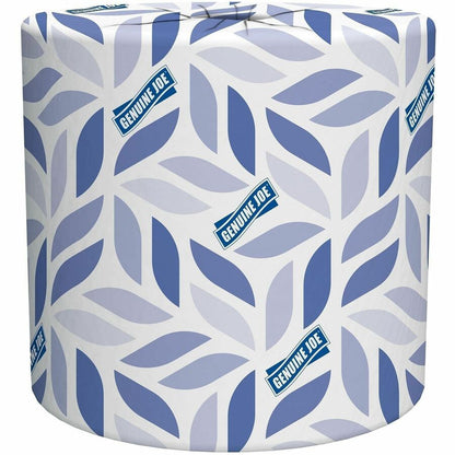 25500-96 Genuine Joe 2-PLY Universal Bath Tissue, Sheet Size: 4" W x 3.5" L, Embossed, 500 sheet roll, 96 per case — FREE SHIPPING*
