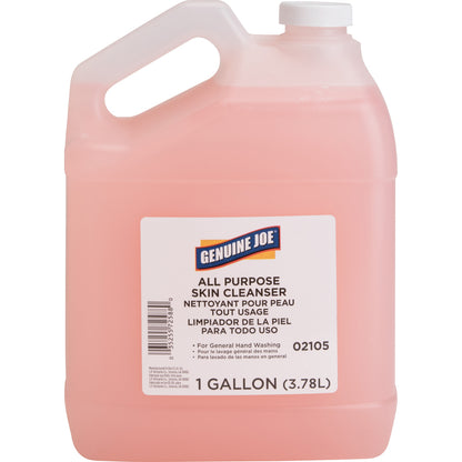 Genuine Joe Pink LIQUID All Purpose Skin Cleanser, Gallon Bottle - 4 per case — FREE SHIPPING*