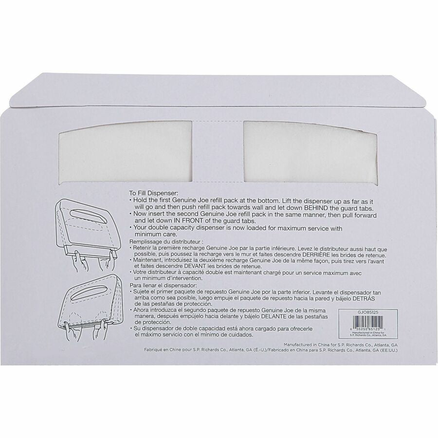 Half-Fold Toilet Seat Covers, 250 per pack - 4 packs per case — FREE SHIPPING*