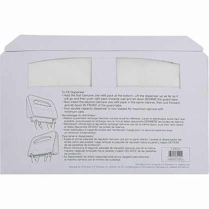 Half-Fold Toilet Seat Covers, 250 per pack - 4 packs per case — FREE SHIPPING*