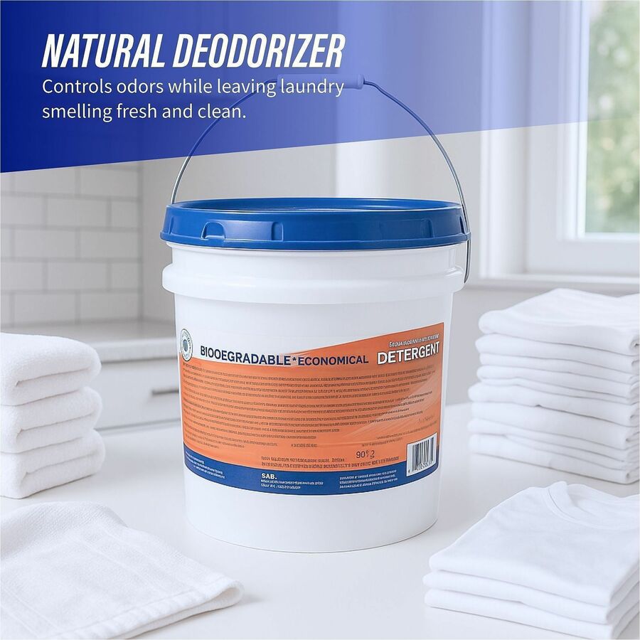 Genuine Joe Powdered Laundry Detergent, HE, Linen Scent, 18 LB or 40 LB Pail — FREE SHIPPING*