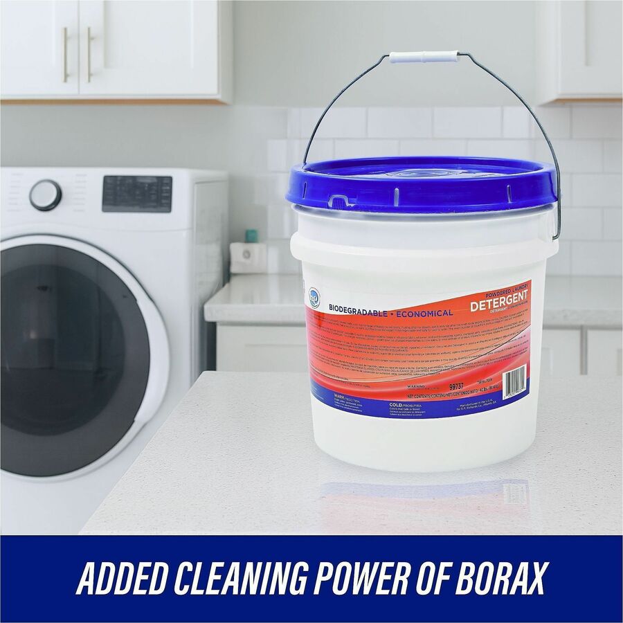 Genuine Joe Powdered Laundry Detergent, HE, Linen Scent, 18 LB or 40 LB Pail — FREE SHIPPING*