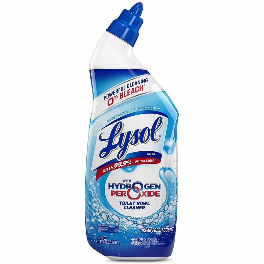 Lysol Toilet Bowl Cleaner w/Hydrogen Peroxide, Ocean Fresh Scent, 24oz Squeeze Bottle - 9 per case