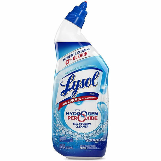 Lysol Toilet Bowl Cleaner w/Hydrogen Peroxide, Ocean Fresh Scent, 24oz Squeeze Bottle - 9 per case