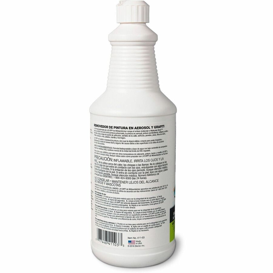 41103CT Mötsenböcker's Lift Off Spray Paint/Graffiti Remover, 32 oz Liquid, 12 per case — FREE SHIPPING*