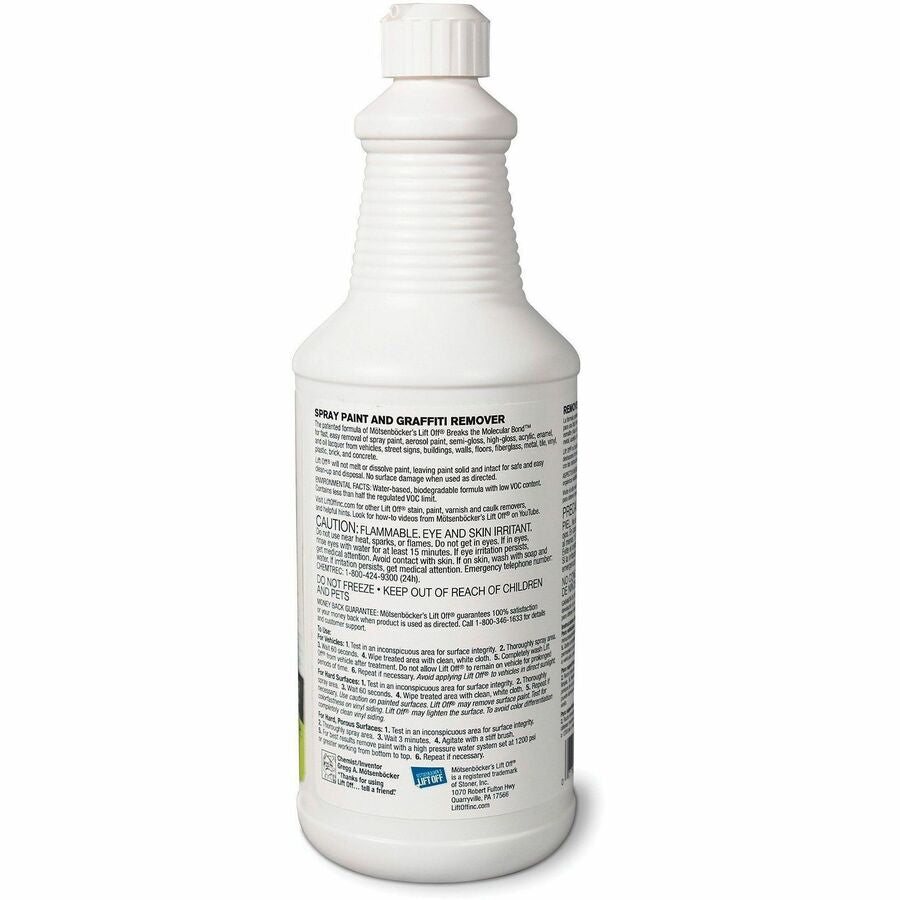 41103CT Mötsenböcker's Lift Off Spray Paint/Graffiti Remover, 32 oz Liquid, 12 per case — FREE SHIPPING*