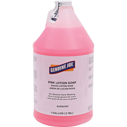 Genuine Joe Pink LOTION Hand Soap, Gallon Bottle - 4 per case — FREE SHIPPING*