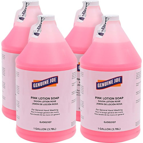 Genuine Joe Pink LOTION Hand Soap, Gallon Bottle - 4 per case — FREE SHIPPING*