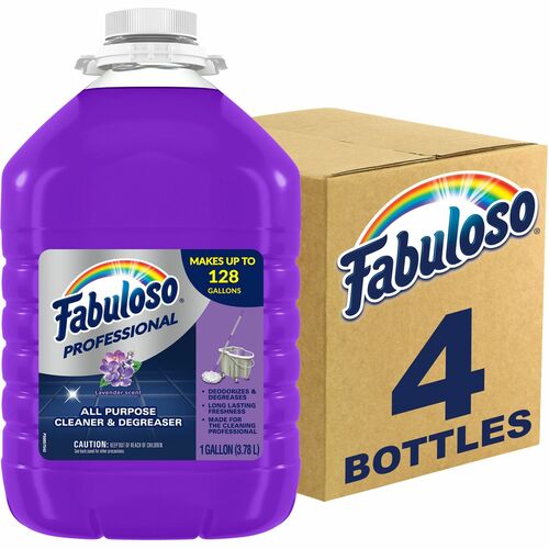 Fabuloso® Professional All-Purpose Cleaner and Degreaser, Lavender Scent, Gallon - 4 per case — FREE SHIPPING*