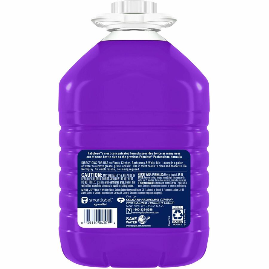 Fabuloso® Professional All-Purpose Cleaner and Degreaser, Lavender Scent, Gallon - 4 per case — FREE SHIPPING*