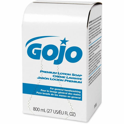 9106-12 Gojo® Premium Lotion Soap, Universal Bag-in-Box (BIB) Soap Refill, 800 ml, 12 per case — FREE SHIPPING*