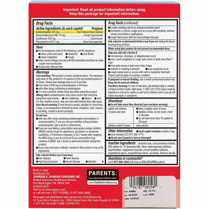 64568 Tylenol Cold & Flu Severe Single-Dose Packets - 30 per box