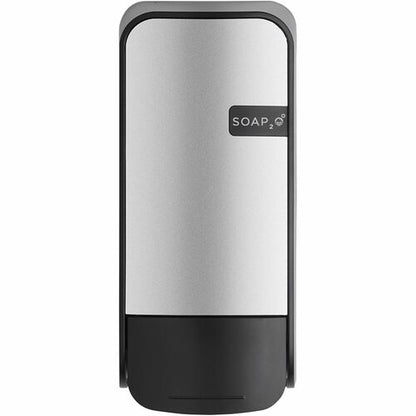 Soap2o Vertical Bulk Refillable FOAM Soap Dispenser, Stainless/Black, Manual Operation — FREE SHIPPING*