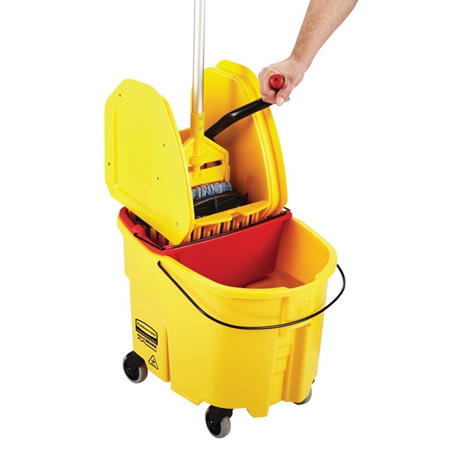 Rubbermaid Commercial Dirty Water Bucket for WaveBrake® 2.0 Mop Bucket, Red