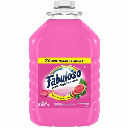 Fabuloso® 2X Concentrated Multi-Purpose Cleaner, Watermelon Scent, Gallon Bottle - 4 per case — FREE SHIPPING*