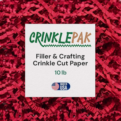 10 LB Red Crinkle Paper